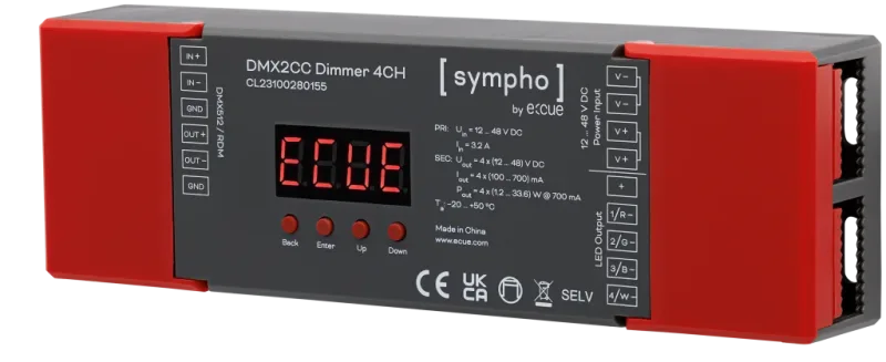 DMX2CC Dimmer 4CH
